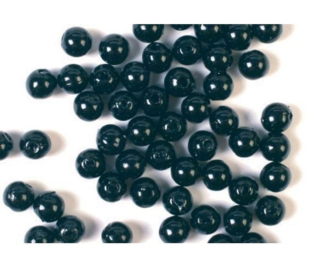 Hovedbilde Voksperler sort 8mm 50g
