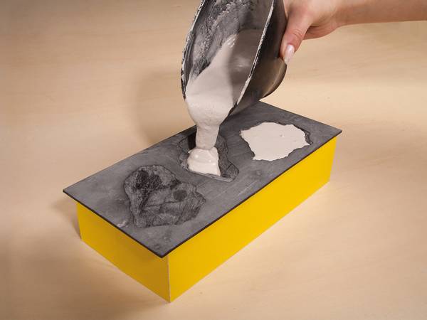 Støpeform, 1 stor stein